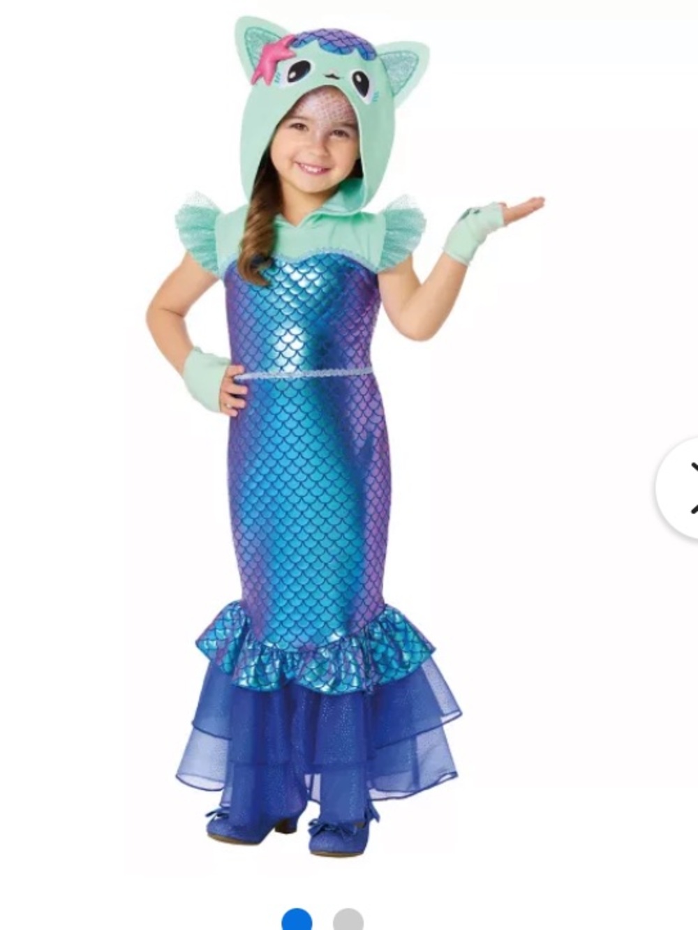 Gabby’s dollhouse Mercat Halloween Costume 3 -4 Toddler